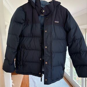 Patagonia Midnight Blue Hooded puffer Jacket